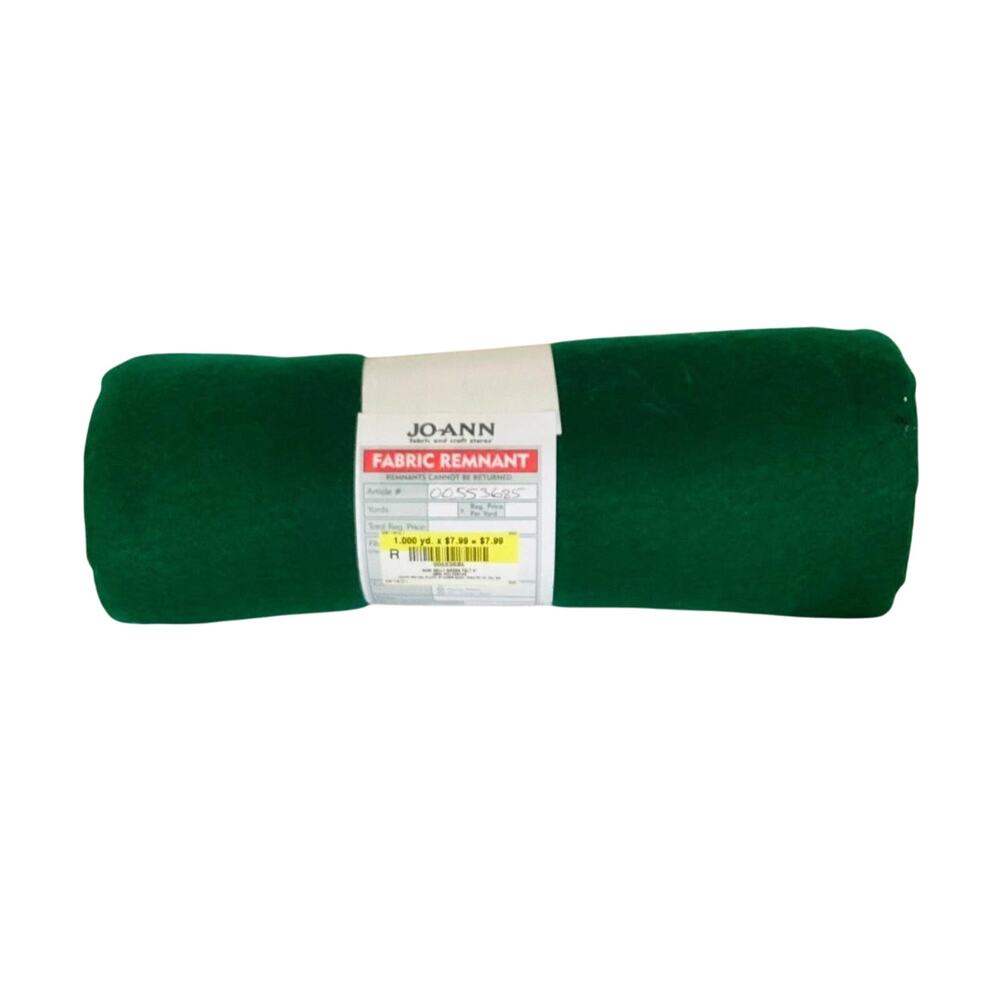 Joann Craft Felt Fabric, Kelly Green, 5’ x 1 yd
